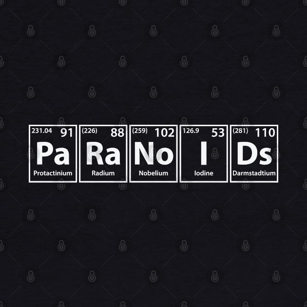 Paranoids (Pa-Ra-No-I-Ds) Periodic Elements Spelling by cerebrands